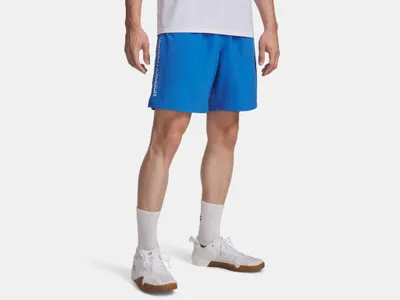 Immagine prodotto di Pantaloncini Under Armour Ua Tech Woven Wordmark - blu atlantis, taglia:L