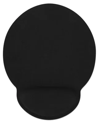 Produktbild von MANHATTAN Mauspad Schaumstoff mit Handballenauflage schwarz retail