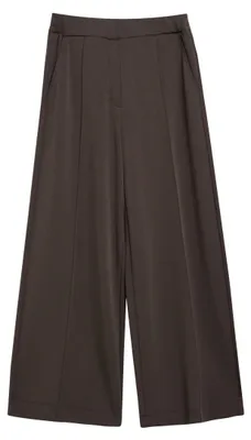 Produktbild von comma Damen Hose in lockerer Passform mit weitem Bein und elastischem Bund