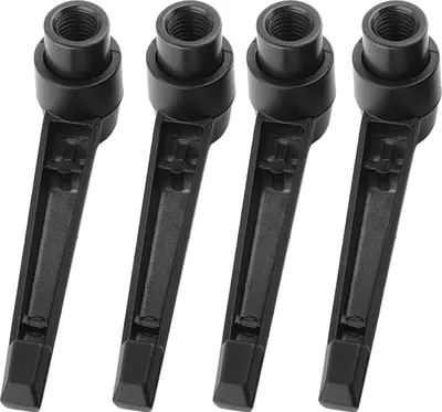 Imagen del producto de Manijas ajustables, acero inoxidable M8, color verde, 63 mm, ligeras