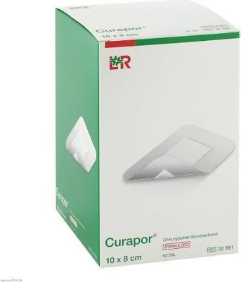 Obrázek produktu pro Curapor obvaz na rány sterilní chirurgický 8x10 cm 50 ks