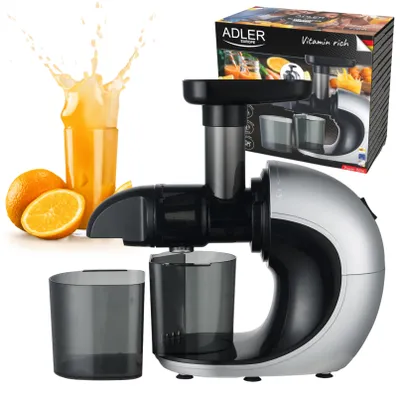 Produktbild von Adler Slow Juicer 4130 150 W Schwarz, Edelstahl