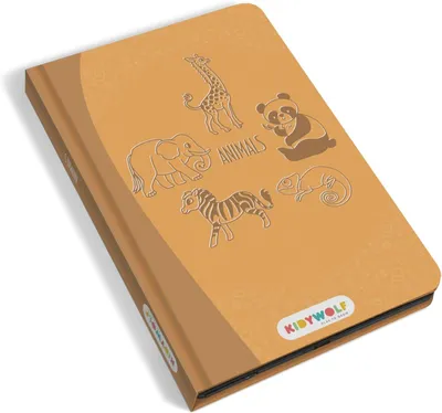 Imagen del producto de MINI Dieren - Tableta de dibujo LCD de 8,2" - Pizarra mágica con 30 plantillas - Juguete creativo para llevar - A partir de 4 años