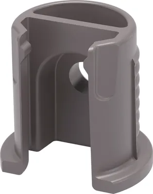 Produktbild von ITALIANA FERRAMENTA Einbohrteil Maori, Tablarstärke 19 mm, Bohr ø 11/14 mm, grau