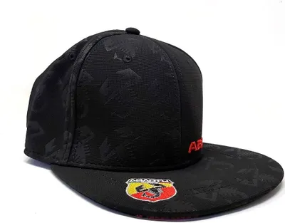 Produktbild von Abarth Offizielle Mütze mit Flaches Schirm, Schwarz
