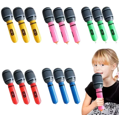 Produktbild von Aufblasbare Partyaccessoires – Spielzeugmikrofon für Geburtstagsfeiern