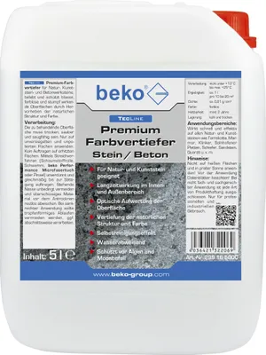 Produktbild von TecLine Premium-Farbvertiefer Stein/Beton 5 l Kanister