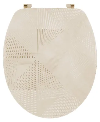 Produktbild von TENDANCE | WC-Sitz - Toilettensitz - beige - 37 x 44 cm - Toilettendeckel - Badezimmerzubehör - Modern - Badezimmer