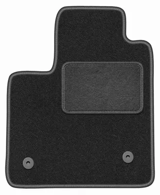Produktbild von Fahrermatte Velours für Ford Focus MK4 2018- (Schrägheck/Limousine/Kombi) – 1-tlg, Graphit, passgenau – Wielganizator LUX