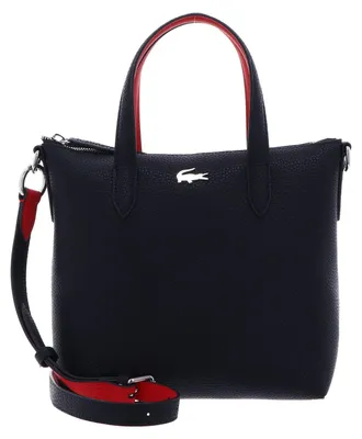 Immagine prodotto di LACOSTE borsa a tracolla borsetta Anna Tote Marine 166 Rouge 240 blu scuro