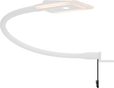 Image de kalb | Diora Lampe de lit double Lampe de lecture flexible Lampe de chevet Lot de 1 blanc