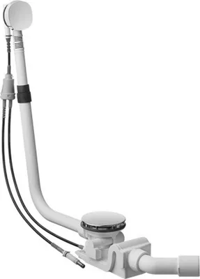 Image de Duravit Quadroval set de vidange et de trop-plein, pour douche+baignoire, 791246, 791246000001000