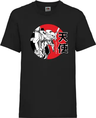 Zdjęcie produktu dla Koszulka Dziecięca Japan Animation Manga Anime Comics Neon Anime Genesis Manga Evangelion Eva 01 Custom Var-040 Neon Anime Genesis Custom, 9-11 Jahr - 140 / Czarny