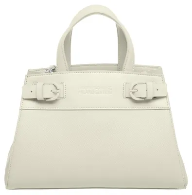 Immagine prodotto di Armani Exchange, collezione esclusiva per donna, Milano. Borsa a tracolla "Cross gender" in tonalità simili, con fibbia. Modello "MH"
