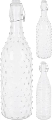 Image de Bouteille en verre avec bouchon à étrier 1L