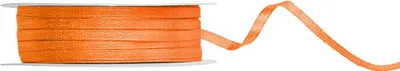 Produktbild von Satin Geschenkband orange 50m 3mm breit