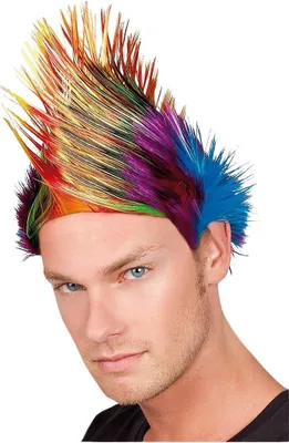 Produktbild von Bunter Iro - Kostüm Perücke für Fasching Halloween