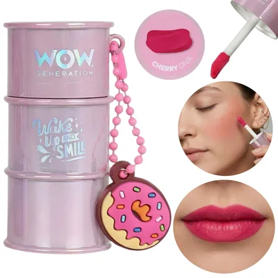 Produktbild von WOW Generation 2-in-1 Lippenstift und Rouge für Mädchen, sichere Kinderkosmetik