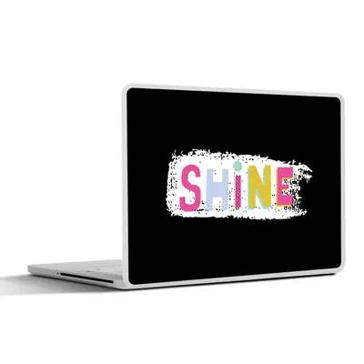 Produktbild von MuchoWow® Laptop Aufkleber Sticker Cover Sommer - Zitat - Blau 30x22 cm - Laptop-Sticker
