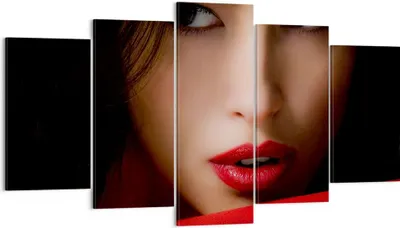 Produktbild von Bild auf Leinwand - Leinwandbild - Schönheit brünette eleganc mädchen - 160x85cm - Wand Bild - Wanddeko - Leinwanddruck - Bilder - Kunstdruck - Leinwand bilder - Wandkunst - EA160x85-2182