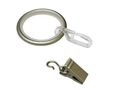 Productafbeelding van Champagnekleurige gordijnringen, 3,9/3,0 cm