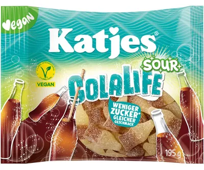 Produktbild von Katjes ColaLife Sour 195g