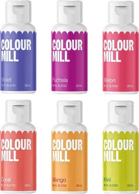 Produktbild von AOS Set | Colour Mill Lebensmittelfarbe Caribik Colours Set 6x 20ml