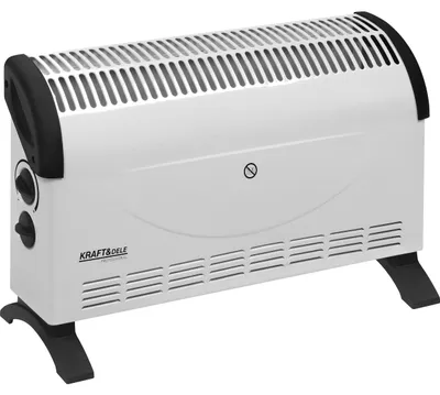 Obrázek produktu pro KRAFT&DELE | Elektrický konvektorový ohřívač s termostatem, 2000W, mobilní konvektorový ohřívač s ochranou proti přehřátí, úsporný elektrický ohřívač