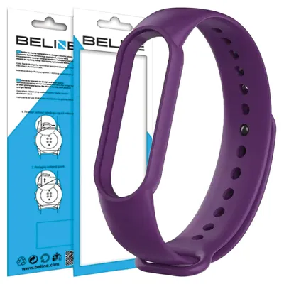 Obrázok produktu pre Remienok Beline Mi Band 7/6/5 Fialový/Fialový