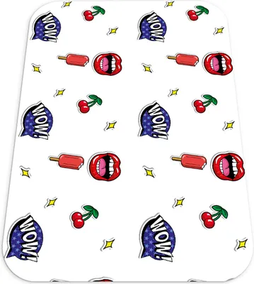 Produktbild von Stuhlunterlage - Bürostuhlunterlage - Stuhlmatte - Bodenmatte - 140x100 cm - Kirschlippen