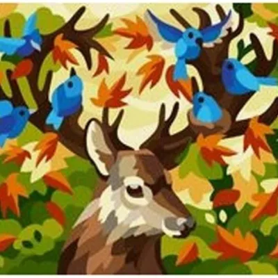 Produktbild von NORIMPEX Kleiner Ofen der Nummer Hirsch mit Seiten 40x50cm