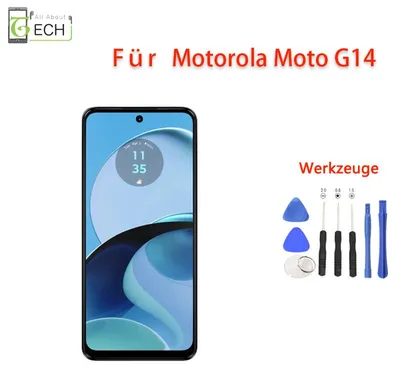 Produktbild von Für Motorola Moto G14 XT2341 LCD Display mit Rahmen Touchscreen Bildschirm
