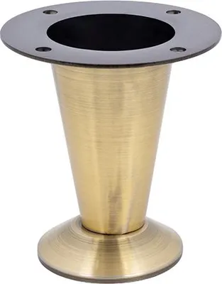 Produktbild von Möbelbein FS010 102 mm, Messing, Antik