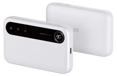 Produktbild von ZTE U50, Wi-Fi 6 (802.11ax), Dual-Band (2,4 GHz/5 GHz), Weiß, Tragbarer Router