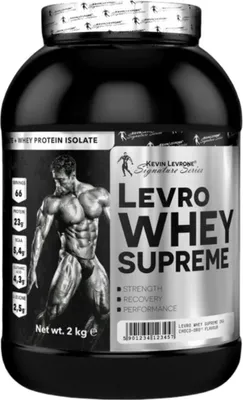 Produktbild von LevroWheySupreme Erdbeere – 2 kg Molkenprotein