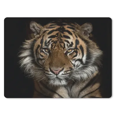 Produktbild von MuchoWow® Mauspad Mousepad Tiger - Wilde Tiere - Porträt 40x30 cm - Mousepads - Maus Mat - Pad - Mausunterlage - Anti Rutsch