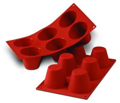 Produktbild von Silikon-Backform Muffin groß, 295x175x60