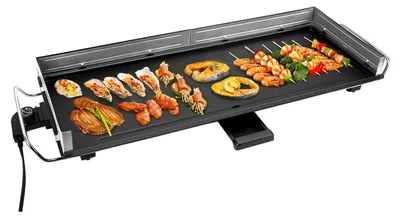 Elektrische Tafelgrill XXL 2400 W, 90x33 cm, antihaftbeschichtet