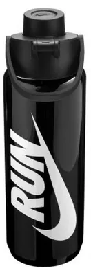 Produktbild von Nike - "TR Renew Recharge Chug" Wasserflasche, Bildlich, 710ml BS6725 (Einheitsgröße) (Schwarz/Weiß)