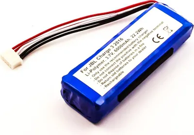 Produktbild von Akku für JBL Charge 3 2016, Charge 3 2016 Version ersetzt GSP1029102A