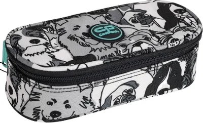 Zdjęcie produktu dla Piórnik owalny Coolpack Campus Dogs Planet z jedną komorą
