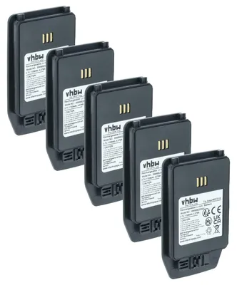 Produktbild von vhbw 5x Akku kompatibel mit Innovaphone D81 EX Handy Smartphone Telefon (1100 mAh, 3,7 V, Li-Ion)