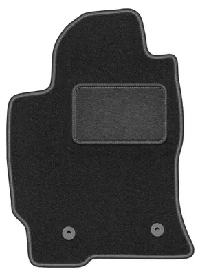 Produktbild von Fahrermatte Velours für Toyota Prius II 2003-2010 (Schrägheck) – 1-tlg, Graphit, passgenau – Wielganizator LUX