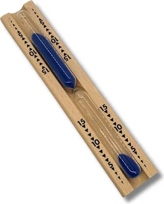 Produktbild von Sauna-Sanduhr Special, 15 Min - Sandfarbe: dunkelblau