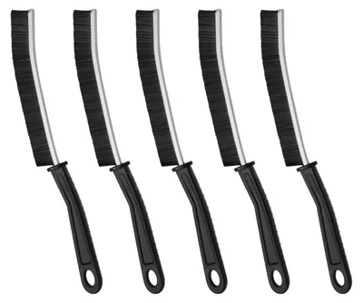Image de Jeu de 5 brosses de nettoyage pour joints et fissures, avec manche long
