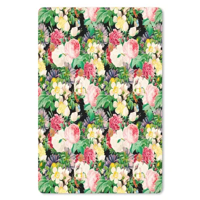 Produktbild von MuchoWow® Mauspad Mousepad Blumen - Frühling - Muster 18x27 cm - Mousepads - Maus Mat - Pad - Mausunterlage