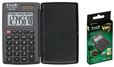 Obrázok produktu pre Kalkulator Toor, 8-cyfrowy, z klapką