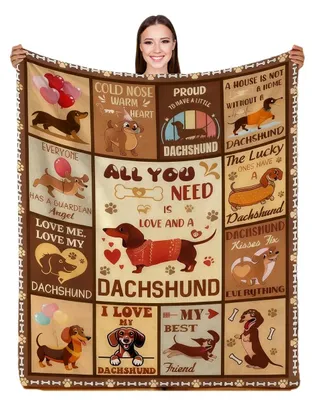 Obrázok produktu pre Deka 150 x 130 cm, hnedá, na pohovku