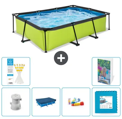 Obrázek produktu pro Bazén Exit, obdélníkový – 300 × 200 × 65 cm – 7 dílů  S222