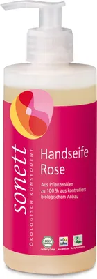 Produktbild von Sonett Handseife Rose, Hände & Körper, Flüssigseife, Pumpenflasche, Rose, 300 ml, 1 Stück(e)